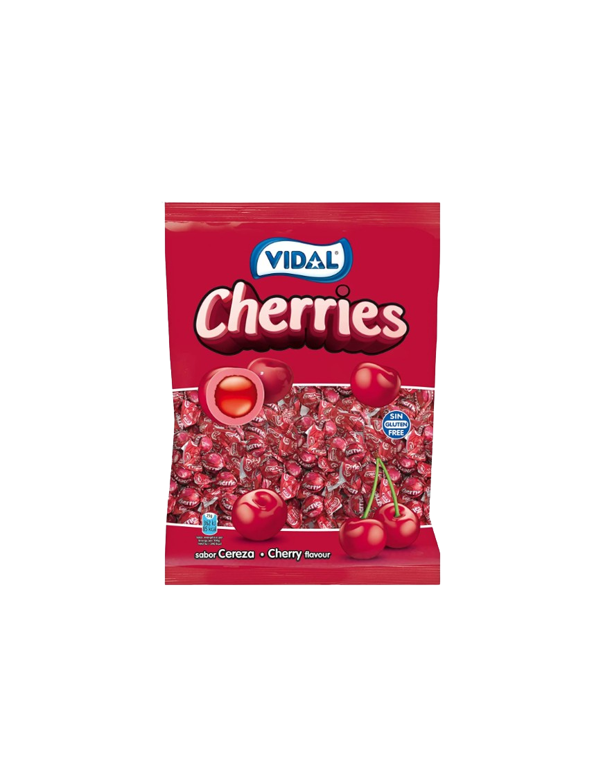 GOMINOLAS  VIDAL CARAMELOS CHERRIES 200UD