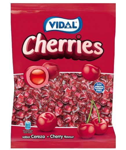 GOMINOLAS  VIDAL CARAMELOS CHERRIES 200UD