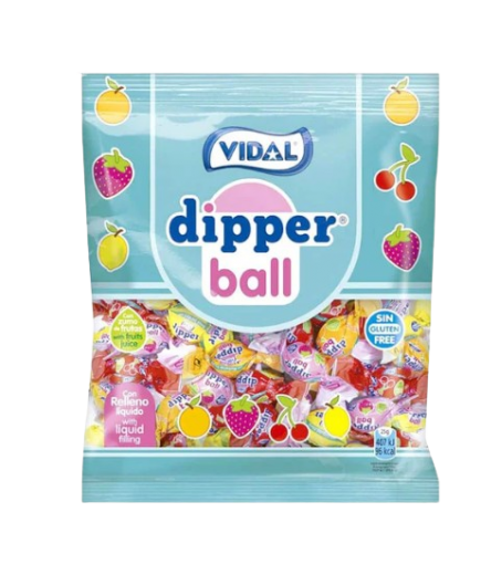 GOMINOLAS  VIDAL CARAMELOS DIPPER BALL B/1KG