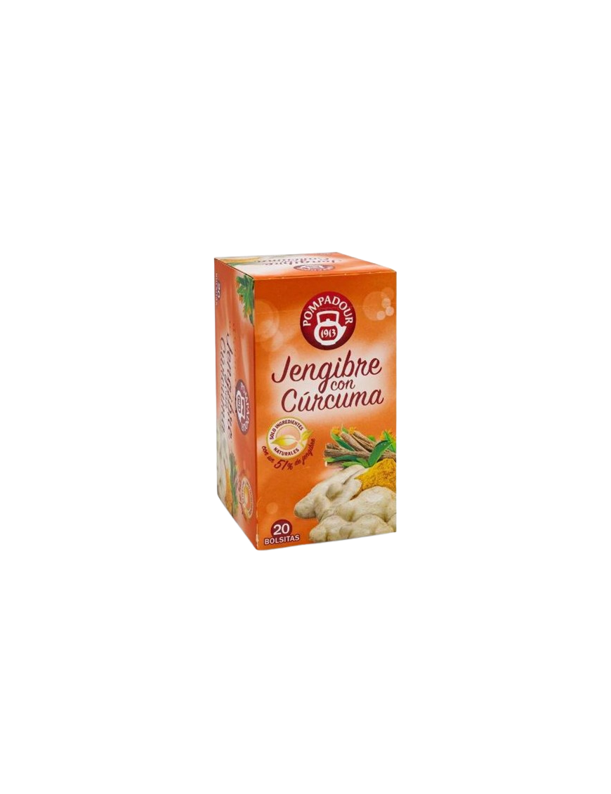 INFUSION POMPADOUR JENGIBRE C/CURCUMA  EST/20UD