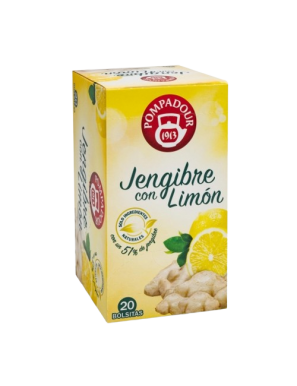 INFUSION POMPADOUR JENGIBRE C/LIMON  EST/20 UD