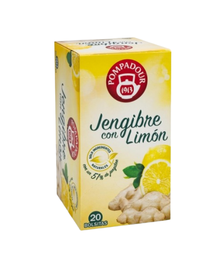 INFUSION POMPADOUR JENGIBRE C/LIMON  EST/20 UD