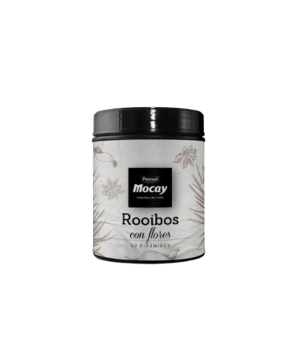 INFUSION MOCAY ROOIBOS C/FLORES PIRAMIDE LATA/20UD