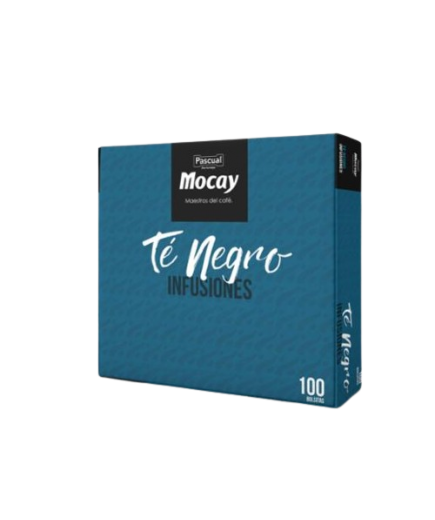 TE MOCAY NEGRO ESTUCHE INDIVIDUAL BOLSITAS/100 UD