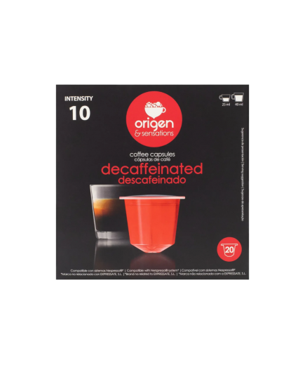 DESCAFEINADO ORIGEN COMPAT NESPRESSO P/20 UD