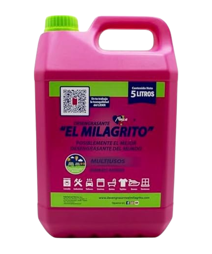 DESENGRASANTE EL MILAGRITO  ENERGICO PROFESION 5 L