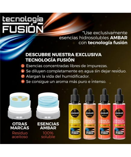 HUMIFICADOR AMBAR DE ESENCIA UNIDAD