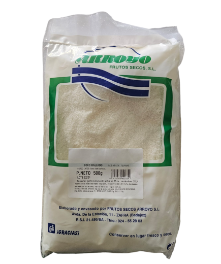 COCO RALLADO ARROYO BOLSA 500 GR