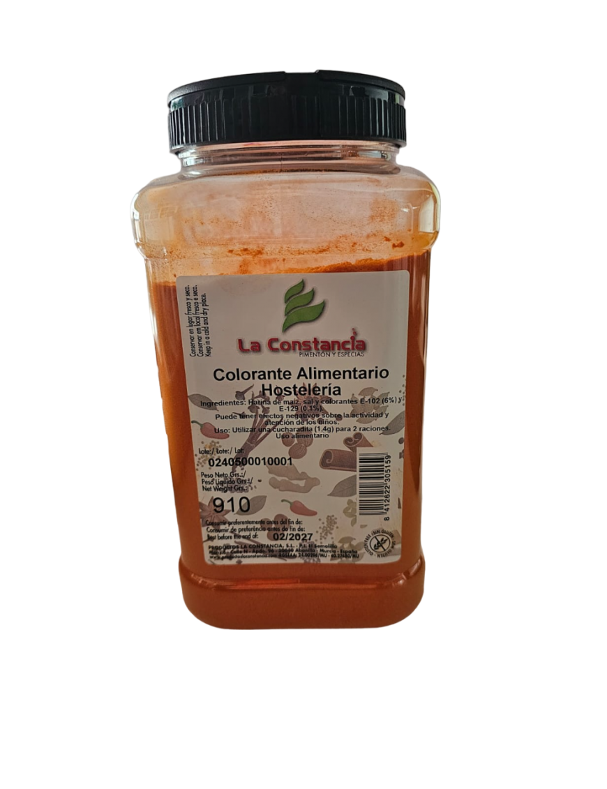 COLORANTE ALIMENTARIO CONSTANCIA B/HOTELERO 910 GR