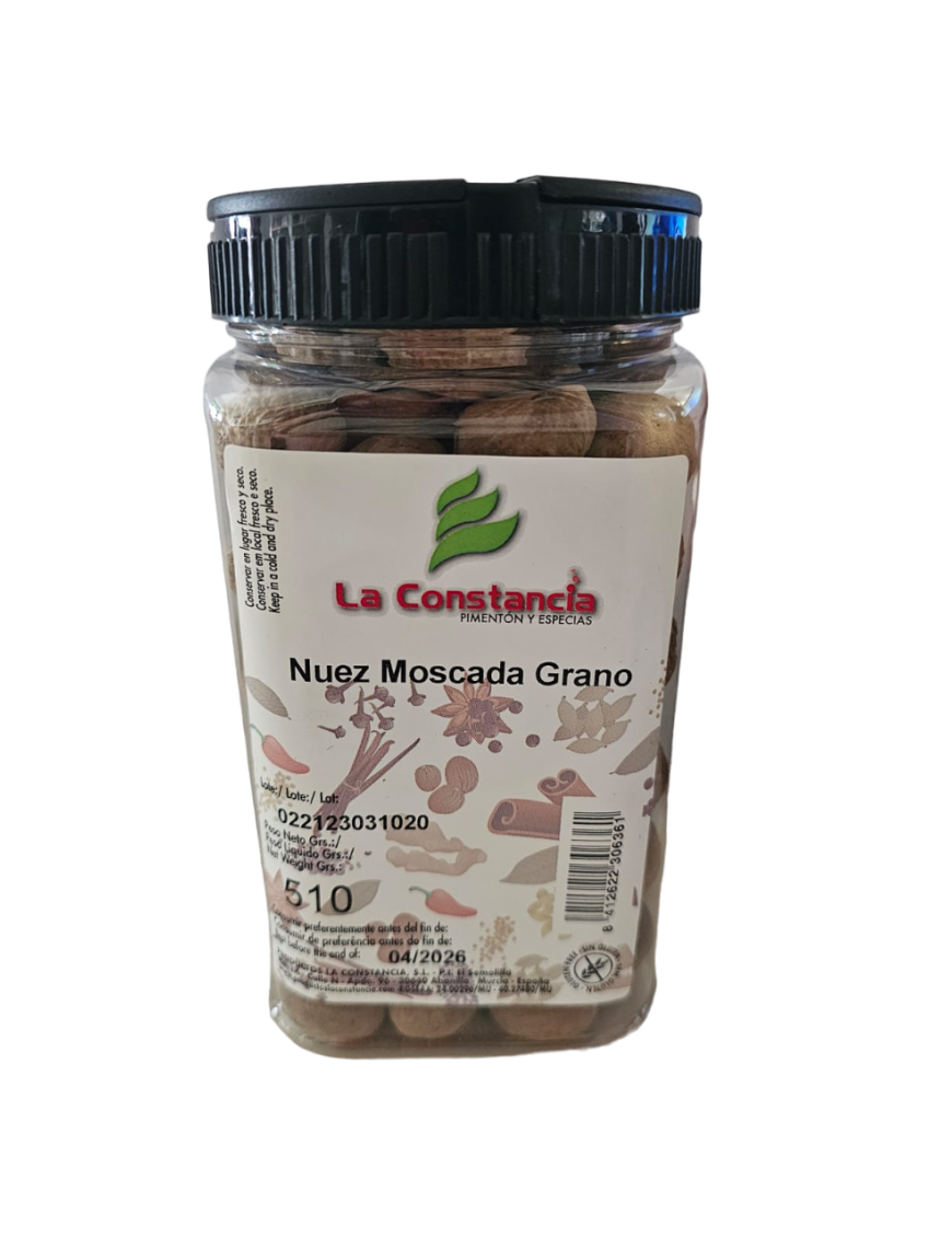 NUEZ MOSCADA GRANO CONSTANCIA B/HOTELERO 510GR