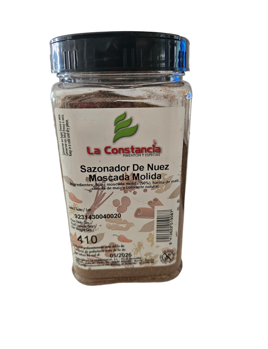 NUEZ MOSCADA MOLIDA CONSTANCIA B/HOT. 410 GR