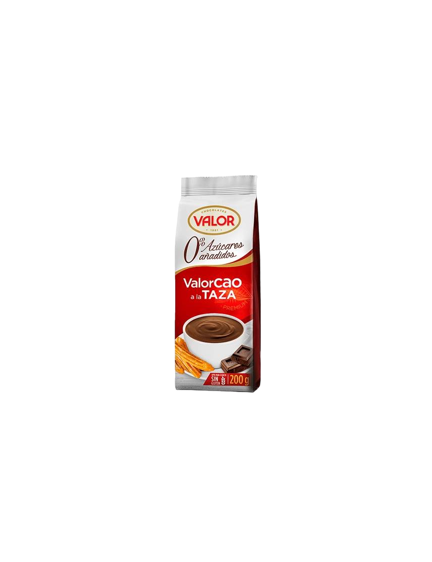 CACAO A LA TAZA VALORCAO S/AZUCAR BOLSA 200 GR