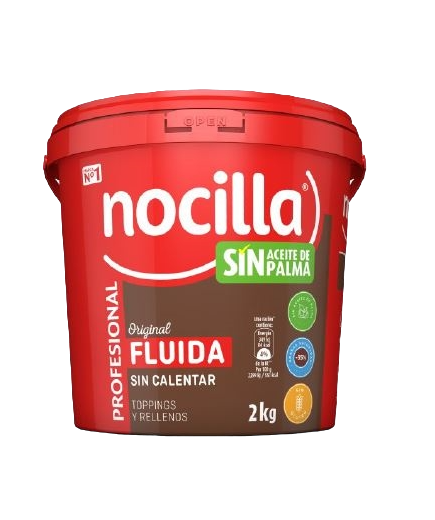 NOCILLA CREMA CACAO ORIGINAL CUBO 2KG.