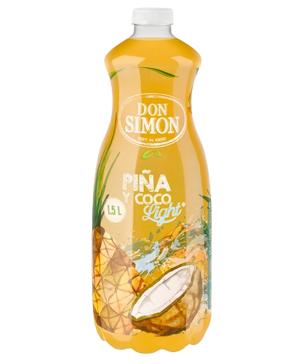 REFRESCO DON SIMON PIÑA-COCO LIGHT BOTELLA 1,5 L.