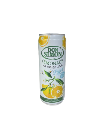 LIMONADA DON SIMON NATURAL LIGHT  LATA 33 CL.