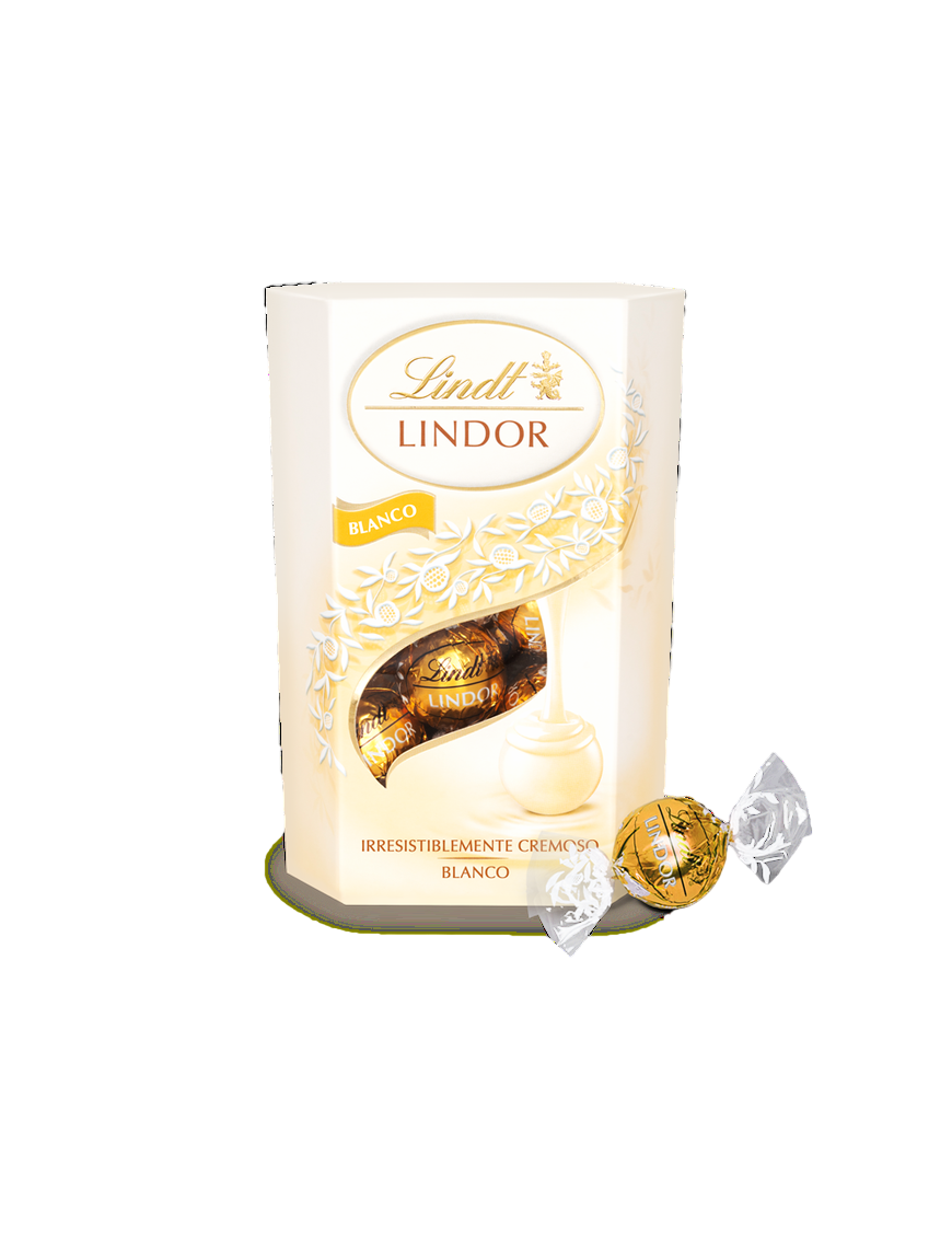 BOMBON LINDT LINDOR  BLANCO EST/200 GR