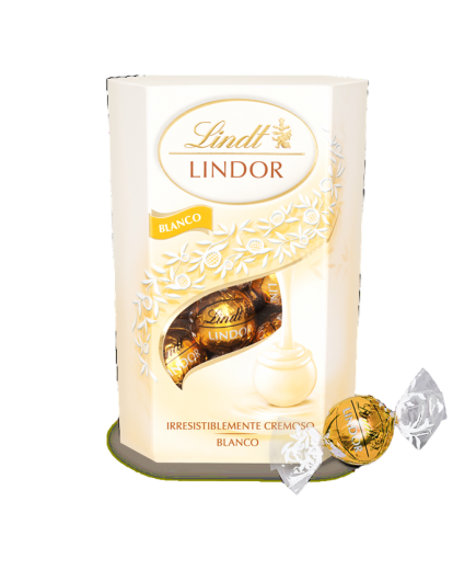 BOMBON LINDT LINDOR  BLANCO EST/200 GR