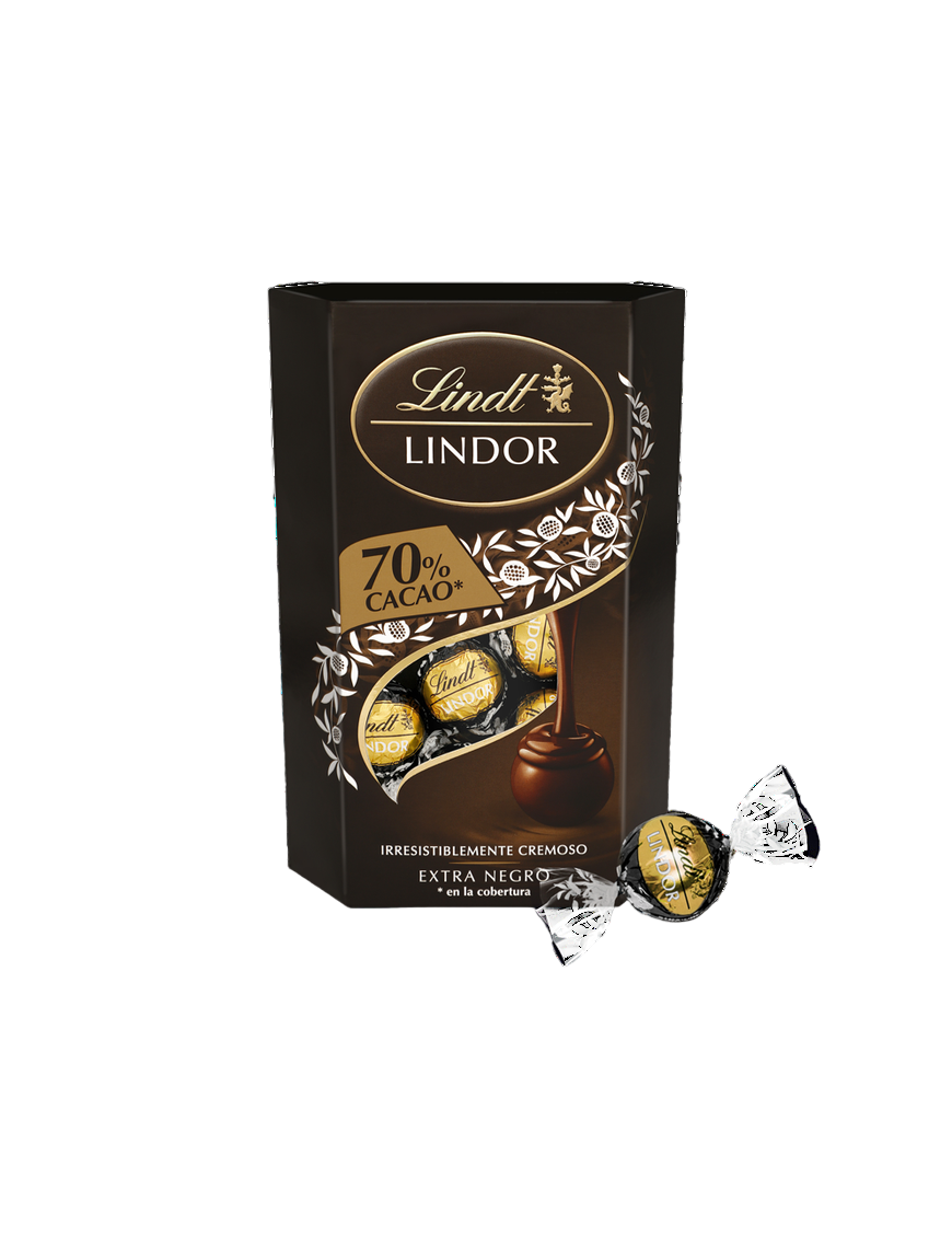 BOMBON LINDT LINDOR 70% CACAO EST/200 GR