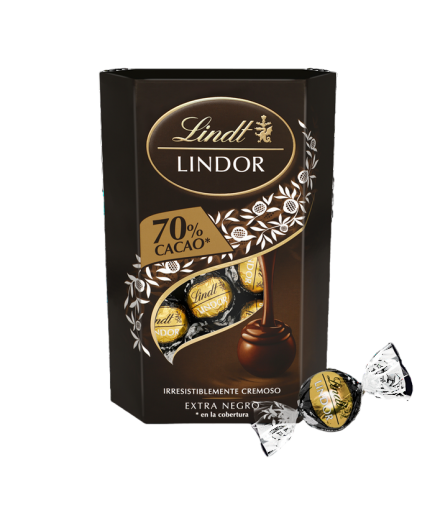 BOMBON LINDT LINDOR 70% CACAO EST/200 GR