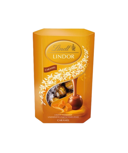 BOMBON LINDT LINDOR CARAMELO  EST/200 GR