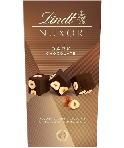 BOMBON LINDT NUXOR CHOCO/NEGRO EST/ 165GR