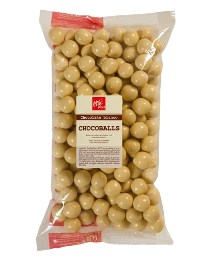 BOLAS CHOCO BLANCAS ITAC BOLSA 800 GR