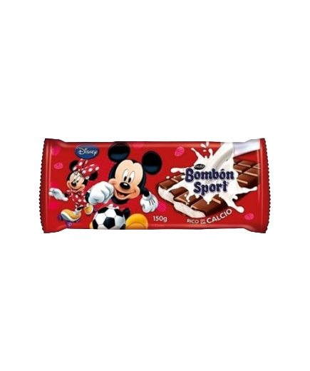 CHOCOLATE DISNEY BOMBON SPORT TABLETA 125GR