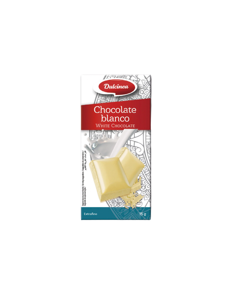 CHOCOLATE DULCINEA BLANCO EXTRAFINO T/75 GR