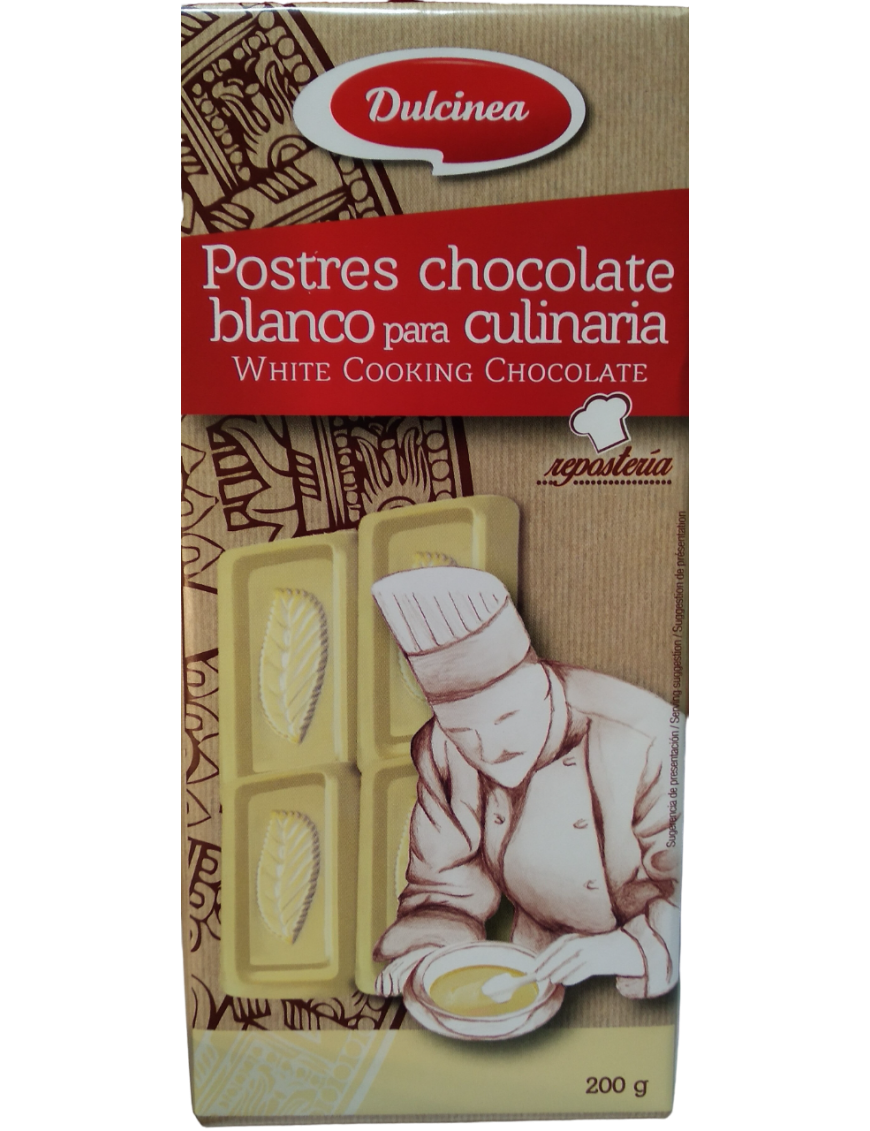 CHOCOLATE DULCINEA BLANCO POSTRES T/200 GR