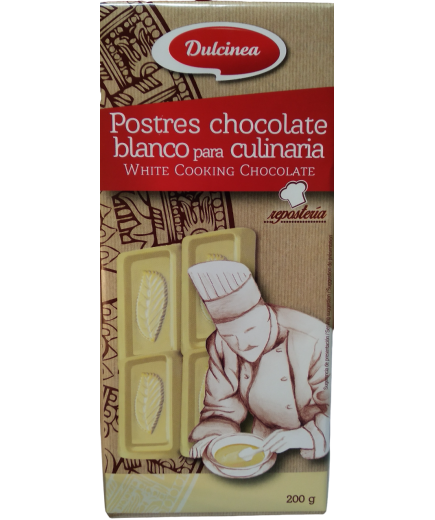 CHOCOLATE DULCINEA BLANCO POSTRES T/200 GR