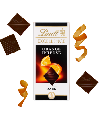 CHOCOLATE LINDT NARANJA INTENSO T/100 GR