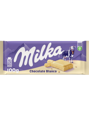 CHOCOLATE MILKA BLANCO T/100 GR