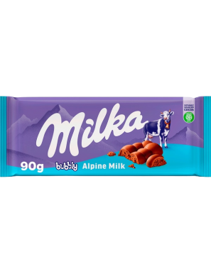 CHOCOLATE MILKA BUBBLY P/90 GR