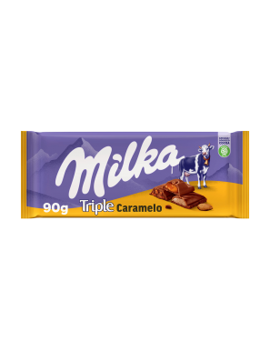 CHOCOLATE MILKA TRIPLE CARAMELO T/90 GR