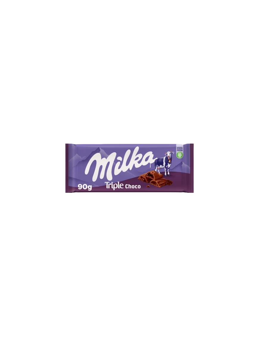 CHOCOLATE MILKA TRIPLE CHOCOLATE T/90 GR