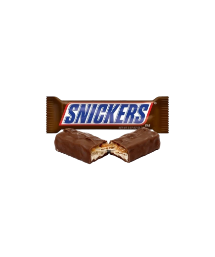 CHOCOLATE SNICKERS RELLENO CACAHUETE BAR 80 GR