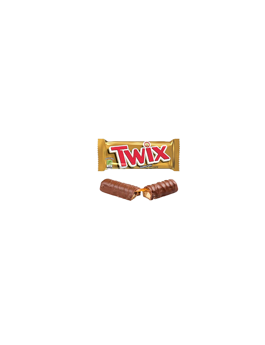 CHOCOLATE TWIX RELLENO CARAMELO BARRITA 2X25 GR