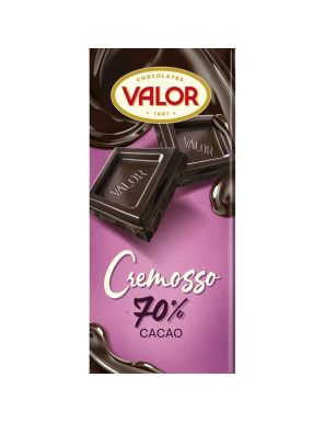 CHOCOLATE VALOR CREMOSSO 70% CACAO T/90GR