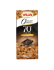 CHOCOLATE VALOR NEGRO 70% ALMENDRA S/AZUCART/150GR