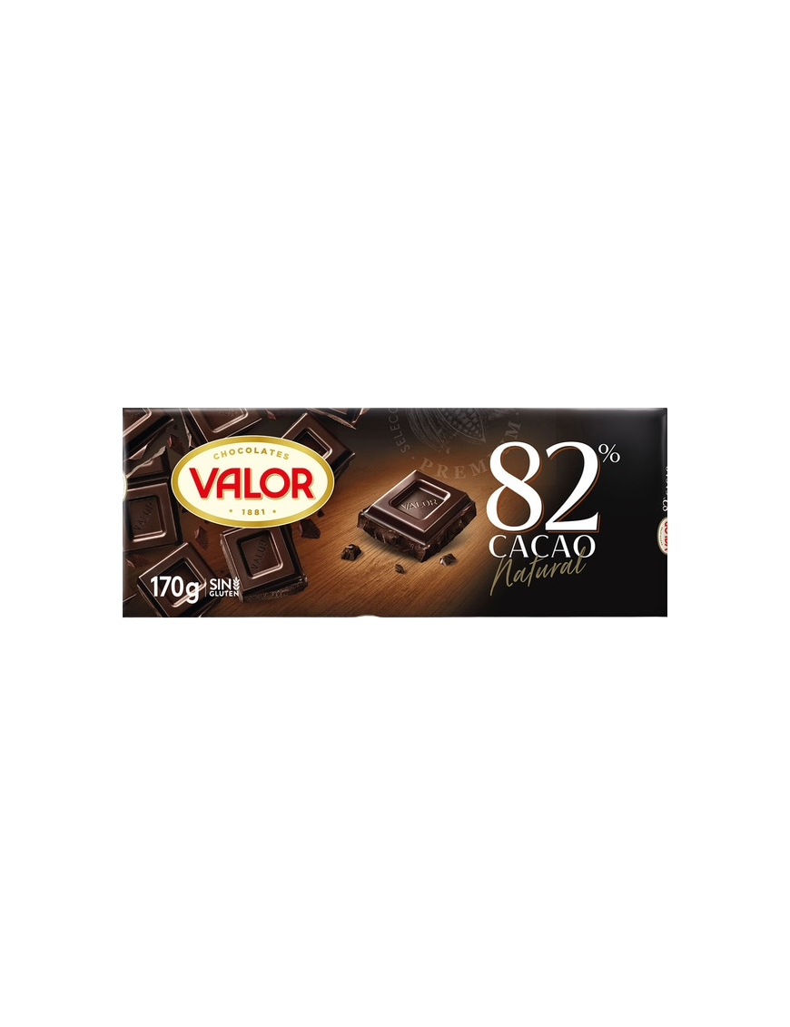 CHOCOLATE VALOR NEGRO 82% CACAO T/170 GR