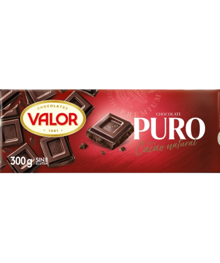 CHOCOLATE VALOR PURO 300 GR