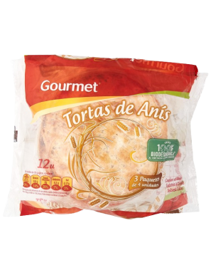 TORTAS ANIS GOURMET 400 GR P/12 UD