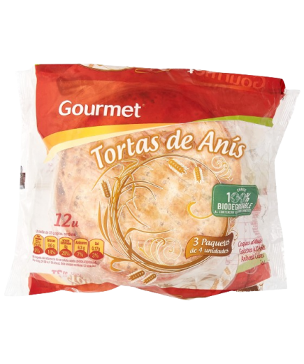 TORTAS ANIS GOURMET 400 GR P/12 UD