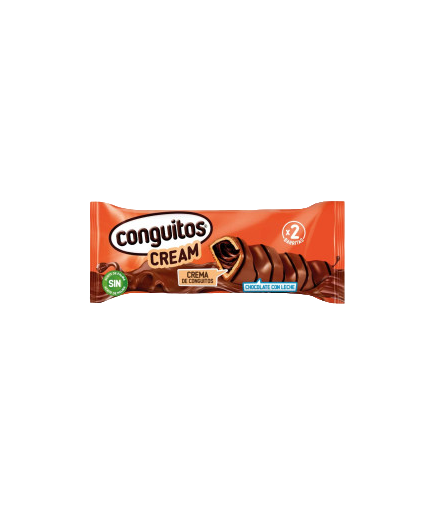 CONGUITOS CHOCOLATINA RELLENA DE CREMA B/23 GR