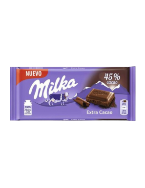 DULCES LAGUIMAR CHOCOLATE MILKA EXTRA CACAO 100GR