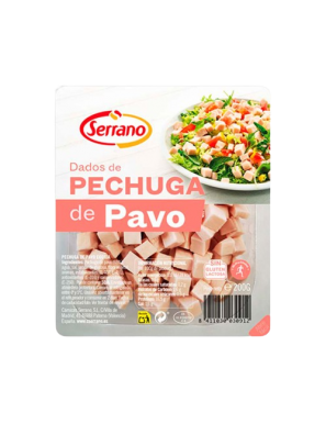 PECHUGA PAVO DADOS SERRANO B/150 GR