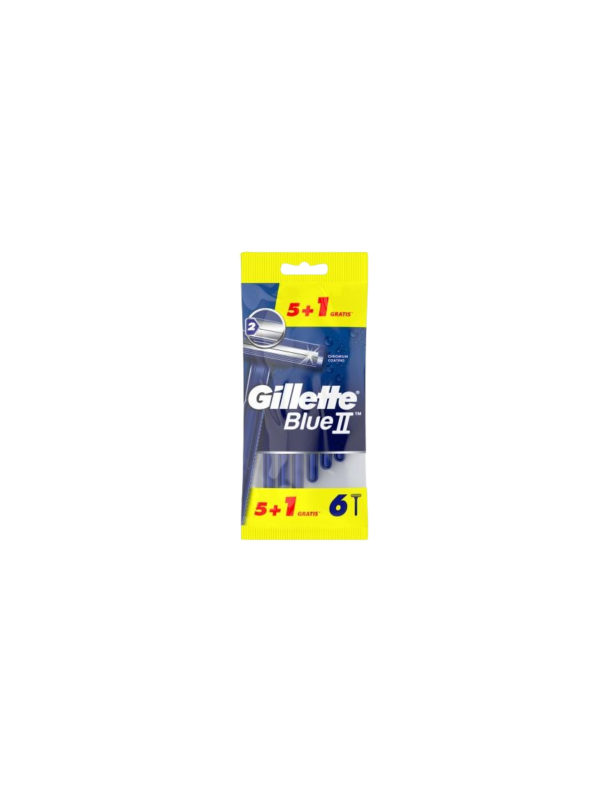 MAQUINILLA AFEITAR GILLETTE BLEU-II P/5+1