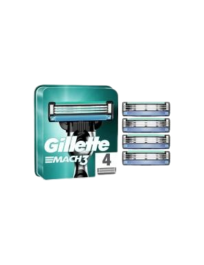 MAQUINILLA CARGADOR GILLETTE MACH-3 PACK-4 UD