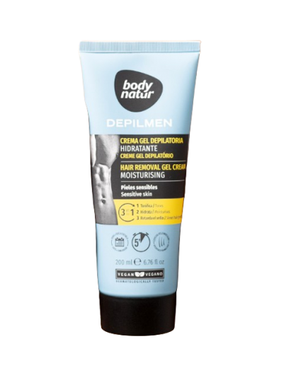 DEPILADOR BODYNATUR CREMA HOMBRE SENSIBLE B/200 ML