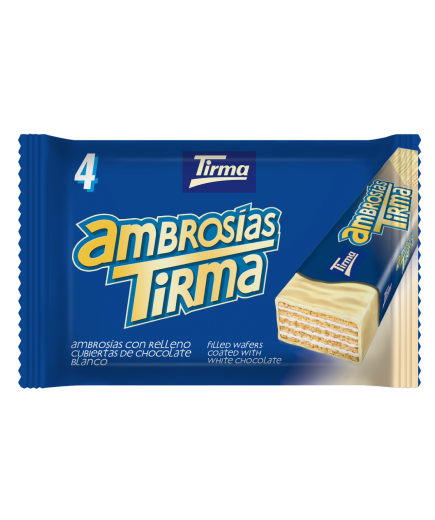 DULCES LAGUIMAR TIRMA AMBROSIA CHOC BLANCO P/107GR